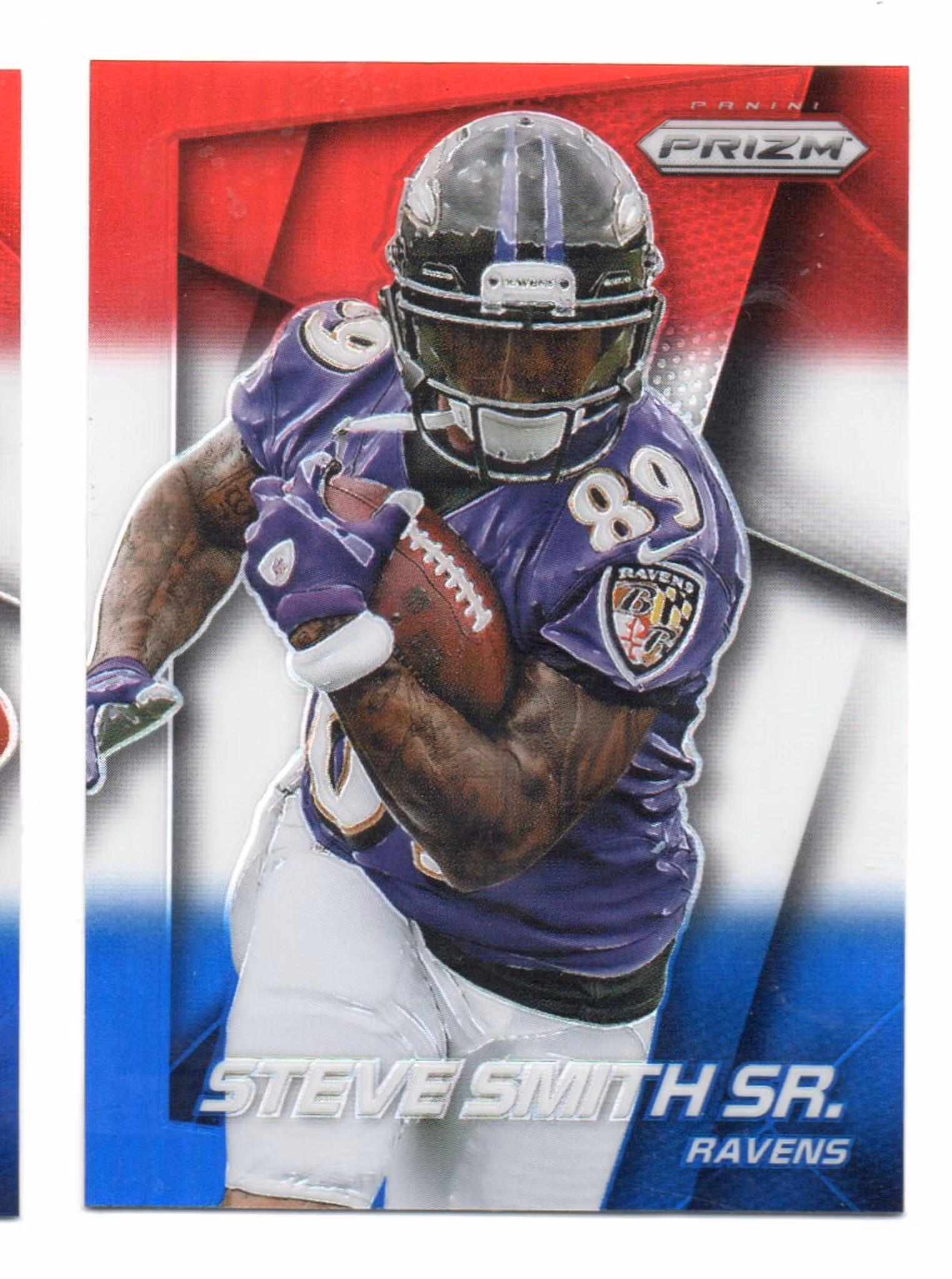 2014 Panini Prizm Prizms Red White and Blue #1 Steve Smith (25-X257-NFLREDSKINS)