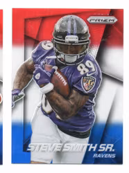 2014 Panini Prizm Prizms Red White and Blue #1 Steve Smith (25-X257-NFLREDSKINS)