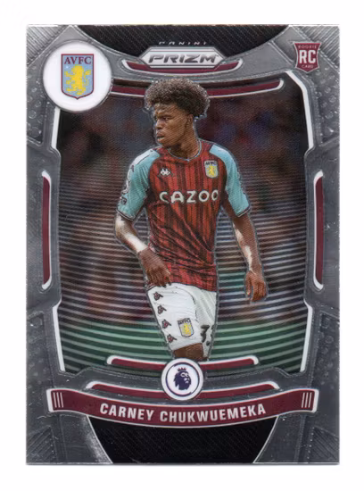 2021-22 Panini Prizm English Premier League #134 Carney Chukwuemeka RC (10-X336-SOCCERASTONVILLA)