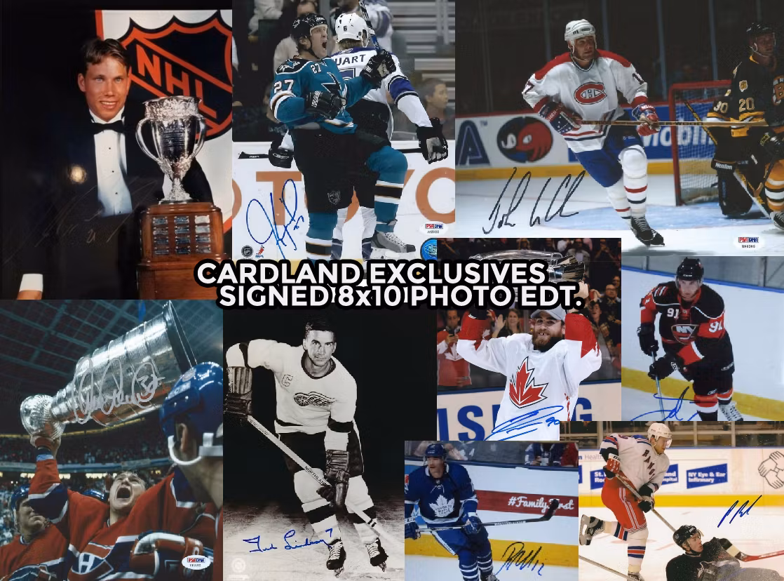 2024-25 Cardland Exclusives Signed 8x10 Photo Edt (1 autograf per paket)