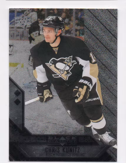 2014-15 Black Diamond #139 Chris Kunitz (10-X345-PENGUINS)