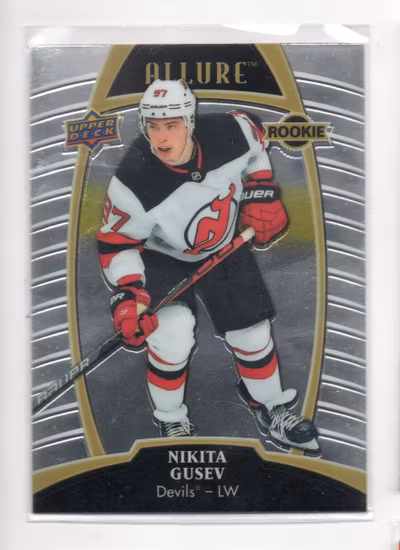 2019-20 Upper Deck Allure #90 Nikita Gusev RC (10-X347-DEVILS)