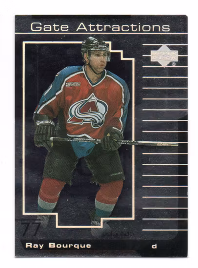 2000-01 Upper Deck Gate Attractions #GA3 Ray Bourque (12-X351-AVALANCHE)