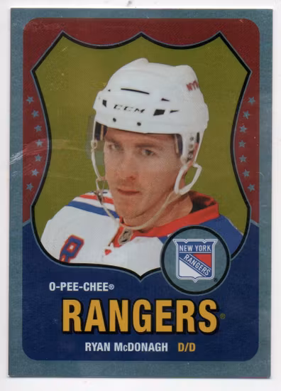 2010-11 O-Pee-Chee Retro Rainbow #616 Ryan McDonagh (40-X351-RANGERS)