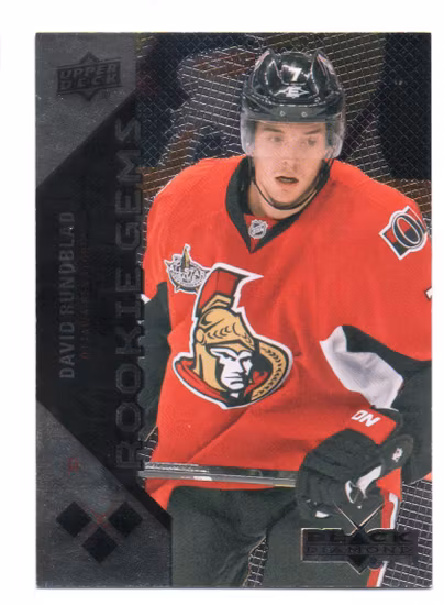 2011-12 Black Diamond #188 David Rundblad RC (15-X351-SENATORS)