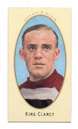 2011-12 Parkhurst Champions Champ's Mini Green Backs #31 King Clancy (15-X352-SENATORS)