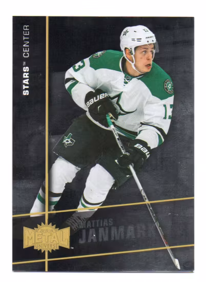 2015-16 Fleer Showcase Metal Universe #MU14 Mattias Janmark (10-X352-NHLSTARS)