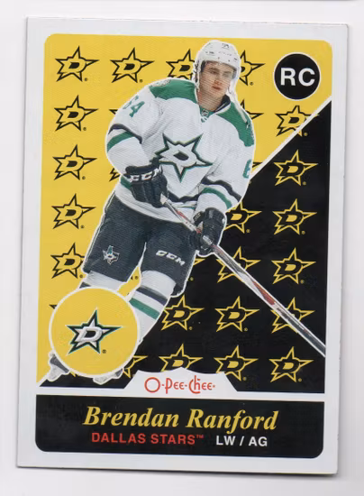 2015-16 O-Pee-Chee Retro #524 Brendan Ranford (10-X352-NHLSTARS)