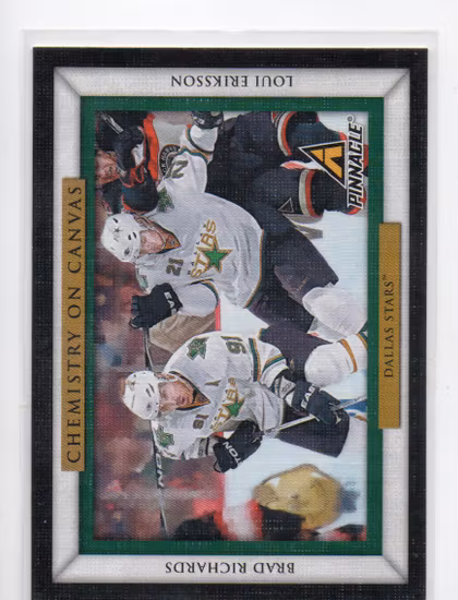 2010-11 Pinnacle Chemistry On Canvas #9 Brad Richards Loui Eriksson (12-X353-NHLSTARS)