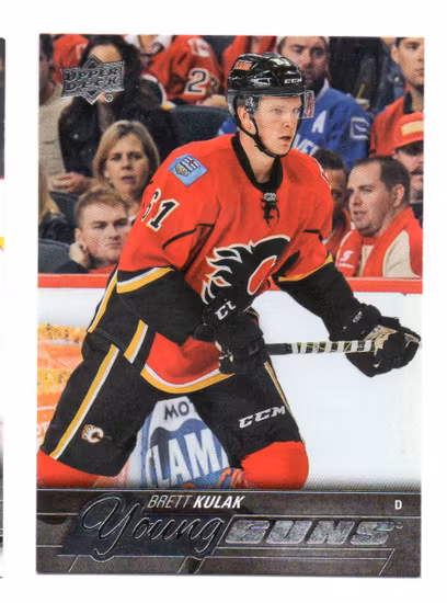 2015-16 Upper Deck #248 Brett Kulak YG RC (15-X351-FLAMES) (2)