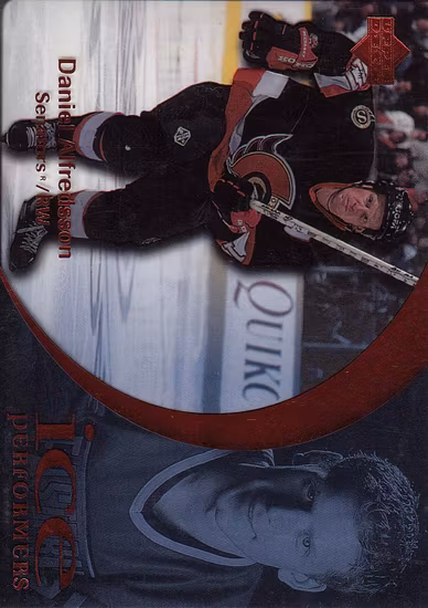 1997-98 Upper Deck Ice Parallel #11 Daniel Alfredsson (15-X354-SENATORS)