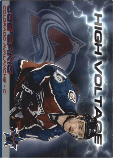 2000-01 Vanguard High Voltage #9 Joe Sakic (10-X354-AVALANCHE)