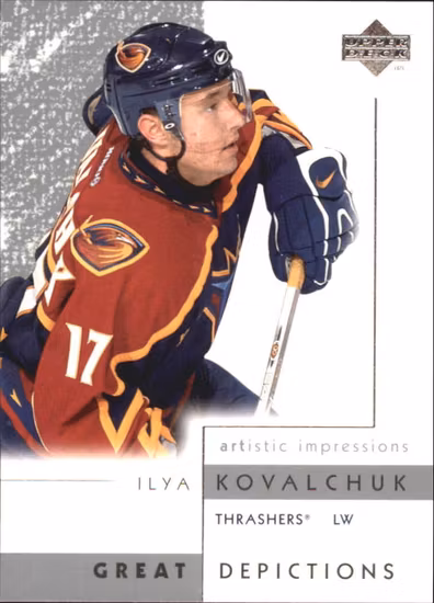 2002-03 UD Artistic Impressions Great Depictions #GD5 Ilya Kovalchuk (12-X355-THRASHERS)