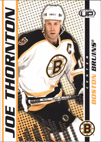 2003-04 Pacific Heads Up #10 Joe Thornton (5-X354-BRUINS)