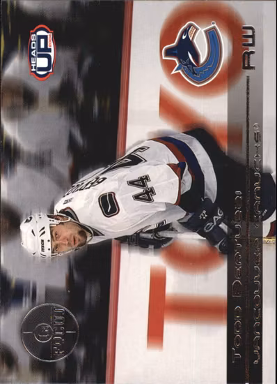 2003-04 Pacific Heads Up In Focus #10 Todd Bertuzzi (10-X355-CANUCKS)