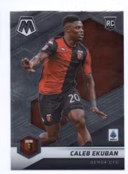 2021-22 Panini Mosaic Serie A #92 Caleb Ekuban (10-X350-SOCCERGENOA)