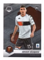 2021-22 Panini Mosaic Serie A #95 Johan Vasquez (10-X345-SOCCERGENOA)