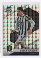 2021-22 Panini Mosaic Serie A Mosaic #172 Dusan Vlahovic (100-X350-SOCCERJUVENTUS)