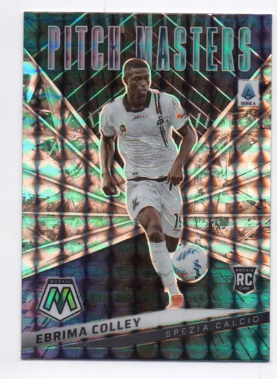 2021-22 Panini Mosaic Serie A Pitch Masters Mosaic #20 Ebrima Colley (20-X350-SOCCERSPEZIA)
