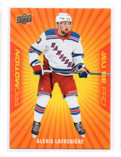 2021-22 Upper Deck Tim Hortons ProMotion #PP5 Alexis Lafreniere (15-X361-RANGERS)