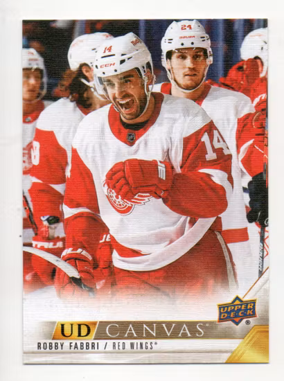 2022-23 Upper Deck UD Canvas #C151 Robby Fabbri (10-X350-RED WINGS)