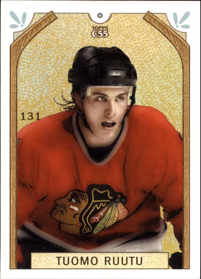 2003-04 Topps C55 #131 Tuomo Ruutu RC (10-X368-BLACKHAWKS)