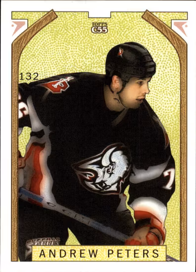 2003-04 Topps C55 #132 Andrew Peters RC (10-X368-SABRES)