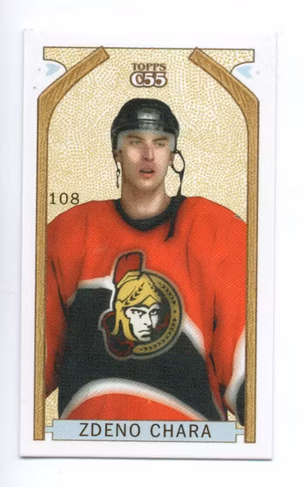 2003-04 Topps C55 Minis O Canada Back #108 Zdeno Chara (12-X368-SENATORS)