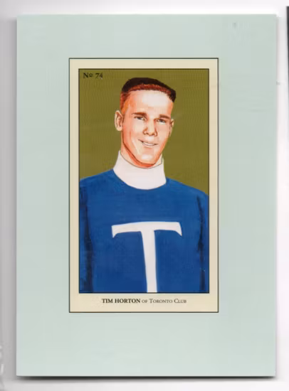 2010-11 ITG 100 Years of Card Collecting #74 Tim Horton HP (25-X366-MAPLE LEAFS)