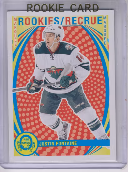 2013-14 O-Pee-Chee Retro #640 Justin Fontaine (15-X367-NHLWILD)