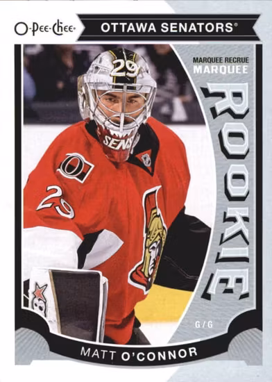 2015-16 O-Pee-Chee Update #U17 Matt O'Connor (10-X367-SENATORS)