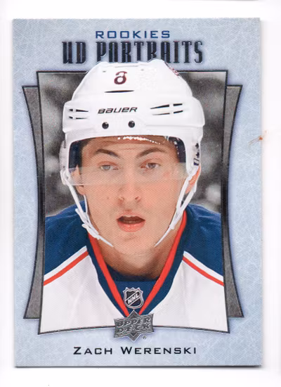 2016-17 Upper Deck UD Portraits #P89 Zach Werenski (12-X365-BLUEJACKETS)