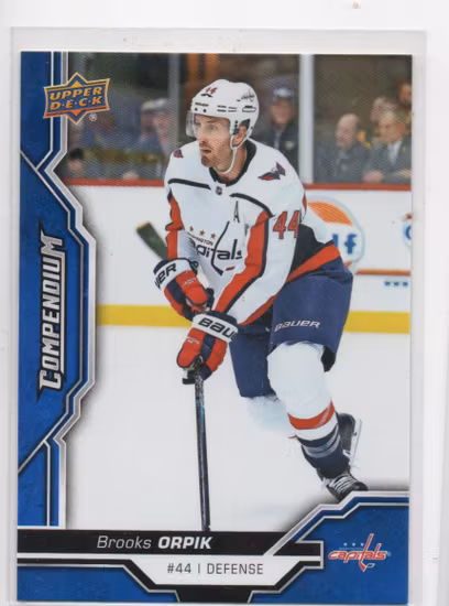 2018-19 Upper Deck Compendium Blue #784 Brooks Orpik (5-X367-CAPITALS)