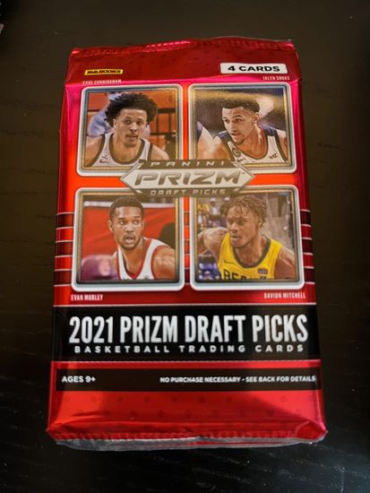 2021 Panini NBA Prizm Draft Picks Basketball (Löspaket)