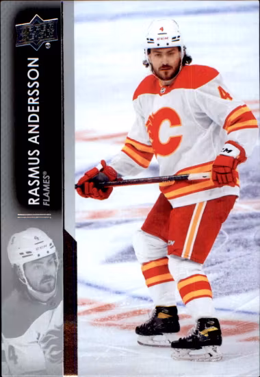 2021-22 Upper Deck #26 Rasmus Andersson (5-5x6-FLAMES)