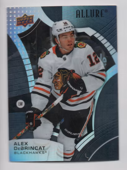 2021-22 Upper Deck Allure Black Rainbow #66 Alex DeBrincat (20-6x7-BLACKHAWKS)