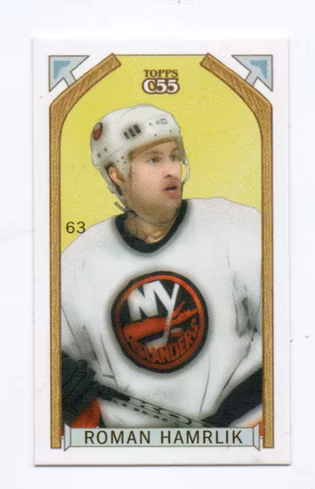 2003-04 Topps C55 Minis #63 Roman Hamrlik (10-22x7-ISLANDERS)