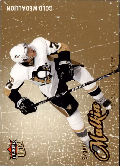 2008-09 Ultra Gold Medallion #77 Evgeni Malkin (20-17x7-PENGUINS)