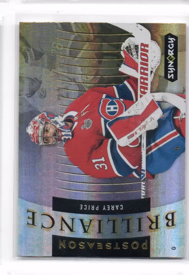 2021-22 Synergy Postseason Brilliance #PB11 Carey Price (15-39x4-CANADIENS)