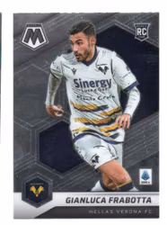 2021-22 Panini Mosaic Serie A #185 Gianluca Frabotta (10-38x9-SOCCERVERONA)