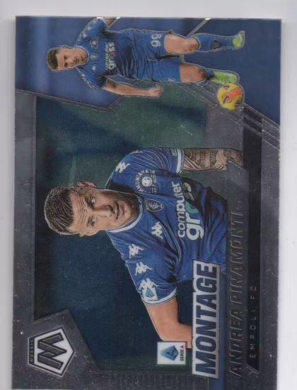 2021-22 Panini Mosaic Serie A Montage #10 Andrea Pinamonti (10-12x4-SOCCEREMPOLI)