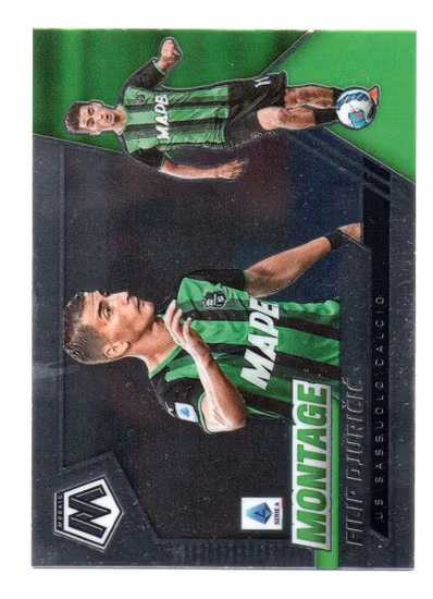 2021-22 Panini Mosaic Serie A Montage #28 Filip Djuricic (12-28x3-SOCCERSASSUOLO)