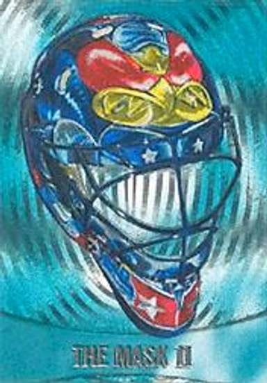 2002-03 Between the Pipes Masks II #9 Marc Denis (20-82x8-BLUEJACKETS)