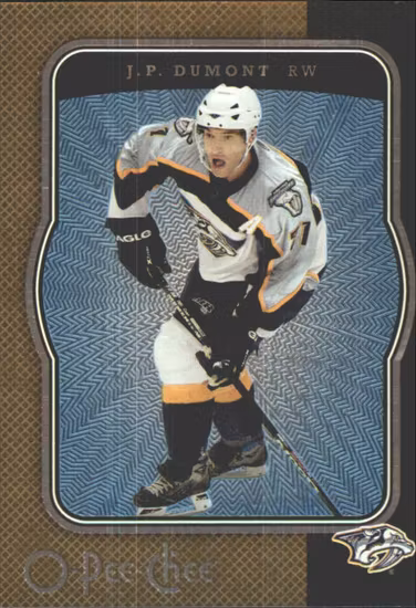 2007-08 O-Pee-Chee Micromotion #284 J.P. Dumont (12-72x4-PREDATORS)