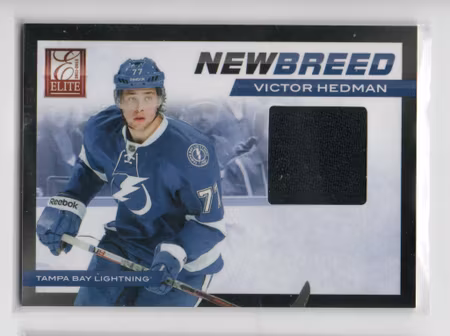 2011-12 Elite New Breed Materials #48 Victor Hedman (50-44x2-LIGHTNING)