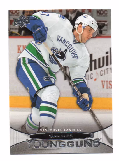 2011-12 Upper Deck #246 Yann Sauve YG RC (20-63x9-CANUCKS)