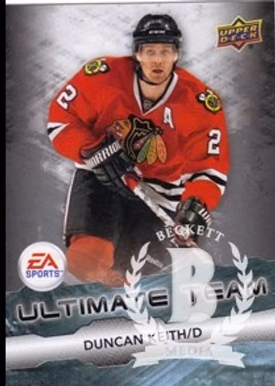 2011-12 Upper Deck EA Ultimate Team #EA7 Duncan Keith (10-77x5-BLACKHAWKS)