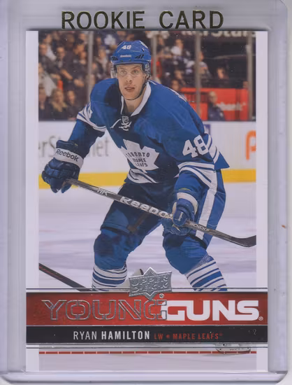 2012-13 Upper Deck #248 Ryan Hamilton YG RC (15-55x4-MAPLE LEAFS)