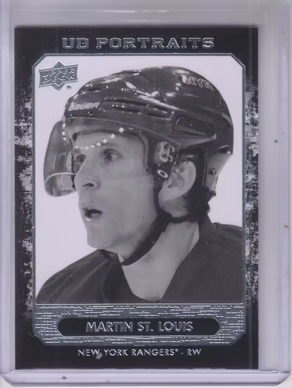 2014-15 Upper Deck UD Portraits #P4 Martin St. Louis (15-51x6-RANGERS)