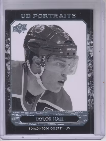 2014-15 Upper Deck UD Portraits #P34 Taylor Hall (25-53x8-OILERS)